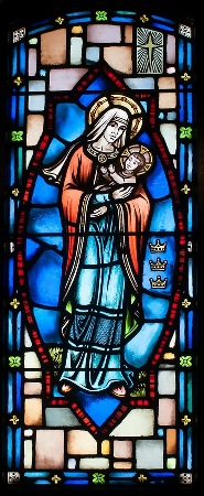 All Saints' Chaple nativity window